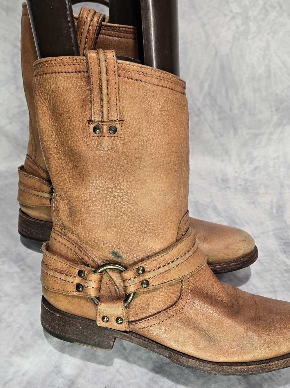 The Frye Company harness leather boot